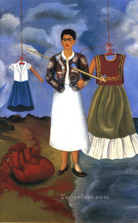 Memory The Heart feminism Frida Kahlo Oil Paintings